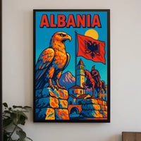 Albania A Vibrant Tribute Poster