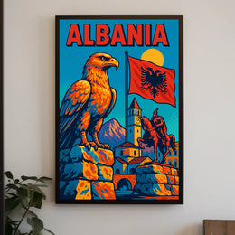 Albania A Vibrant Tribute Poster