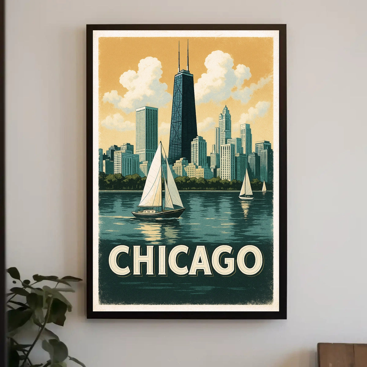 Chicago Skyline Poster