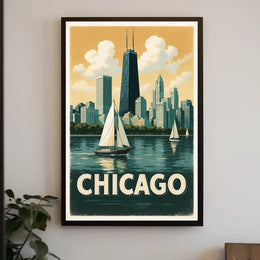 Chicago Skyline Poster
