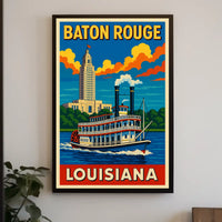 Baton Rouge Louisiana Poster