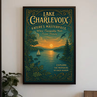 Lake Charlevoix NatureS Masterpiece Poster