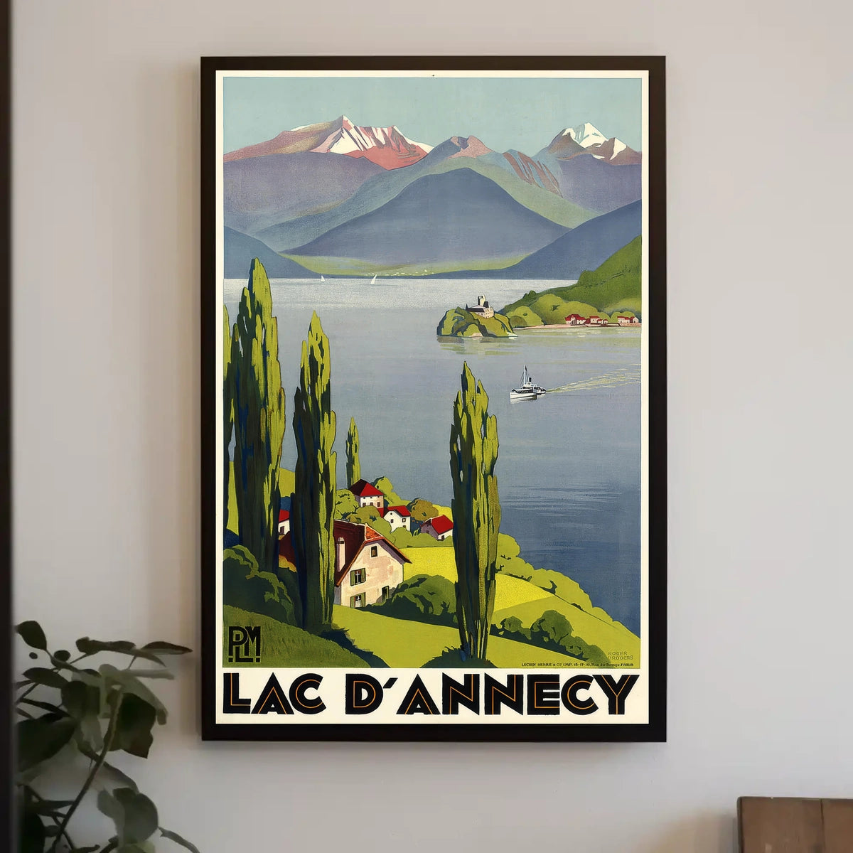 Lac DAnnecy Travel Poster