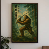 Bigfoot the Samurai Poster