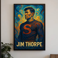 Jim Thorpe Legendary Athlete Poster