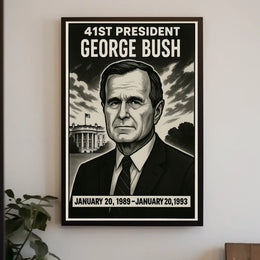 George Bush 41st President Poster
