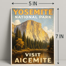Yosemite National Park Poster PosterGoat