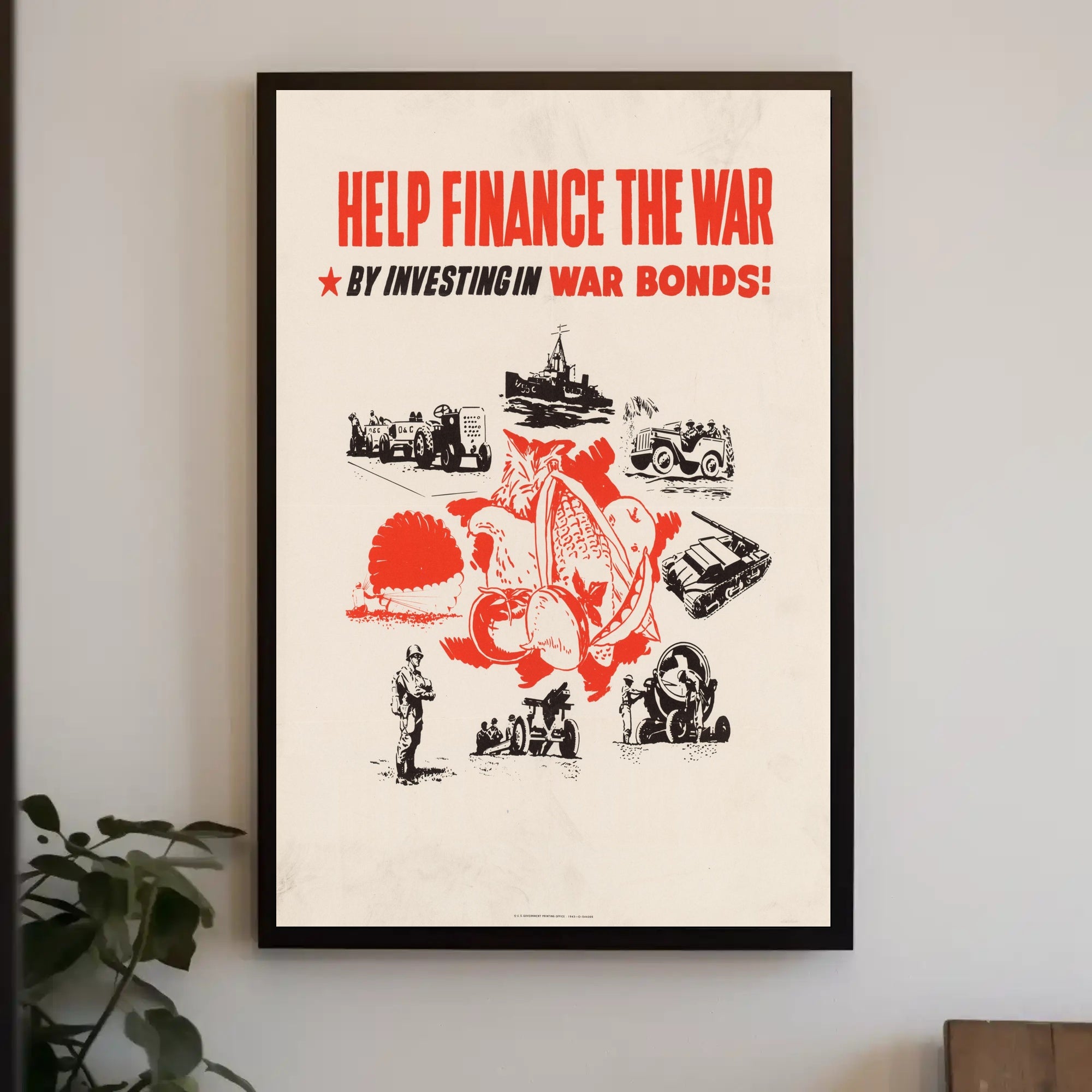Support the War Effort Poster PosterGoat