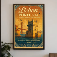 Lisbon, Portugal A Journey Through Time and Tide Poster