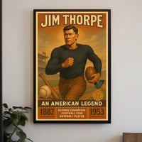 Jim Thorpe The Ultimate Sports Legend Poster