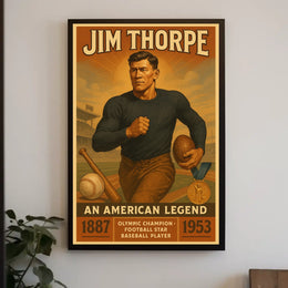 Jim Thorpe The Ultimate Sports Legend Poster