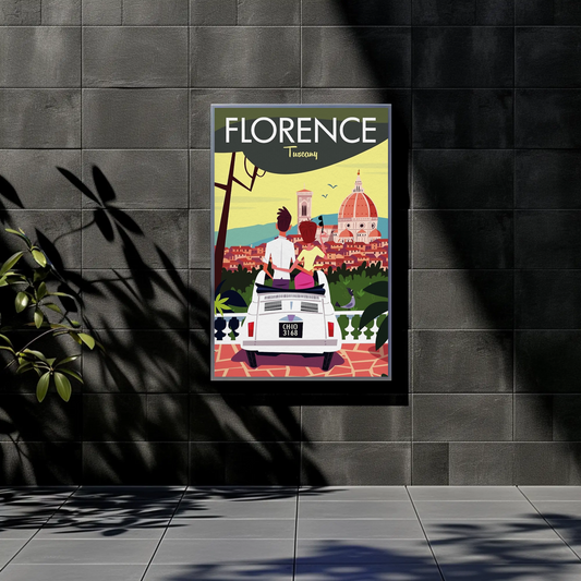 Florence Tuscany Travel Poster