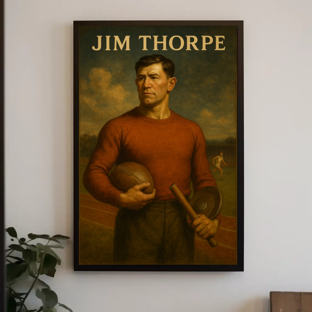 Jim Thorpe Athletic Legend Poster