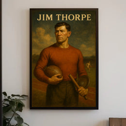 Jim Thorpe Athletic Legend Poster