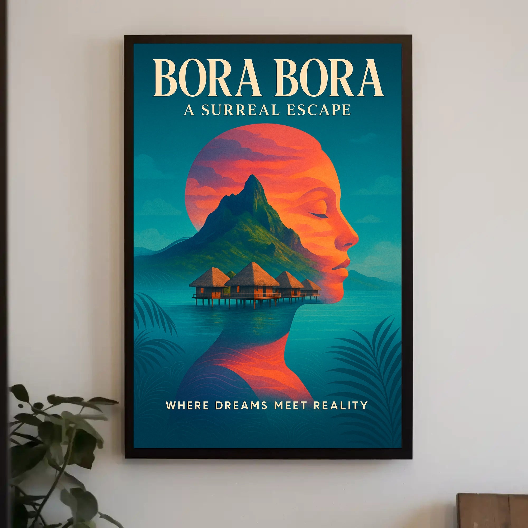 Bora Bora Dreamscape Tranquil Travel Poster PosterGoat