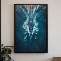 Rowing In Harmony Poster PosterGoat