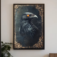 Mystical Raven Portrait Poster