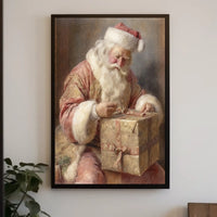 SantaS Gift Preparation Poster