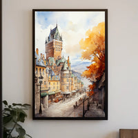 Autumn In A Historic City Poster