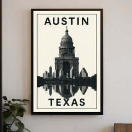 Austin, Texas Skyline Poster