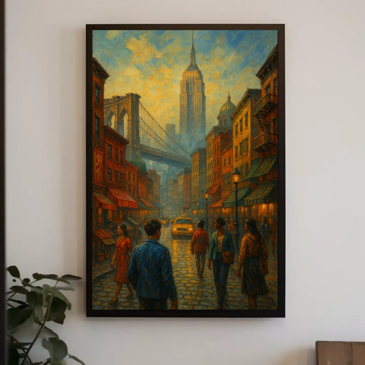 City Of Dreams Poster Dreamlike Cityscape At Dusk For Homes