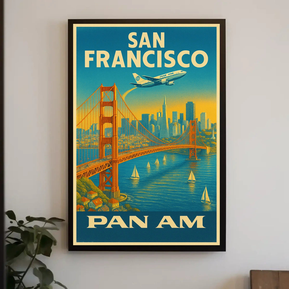 Pan Am San Francisco Poster