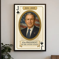 Forty Third President Of The United States Portrait Poster