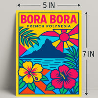 Bora Bora French Polynesia Poster PosterGoat
