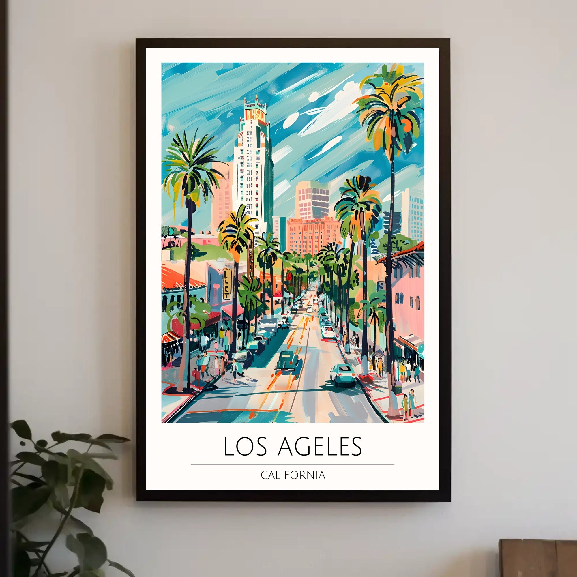 Los Angeles Vibes Poster PosterGoat