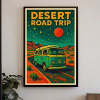 Desert Road Trip Poster