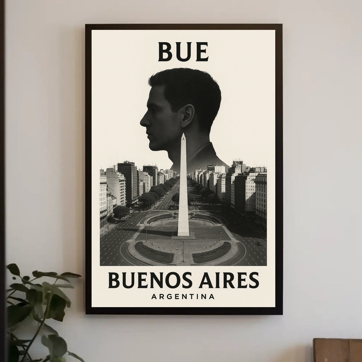 Buenos Aires Silhouette Poster