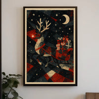 Starlit Christmas Journey Poster