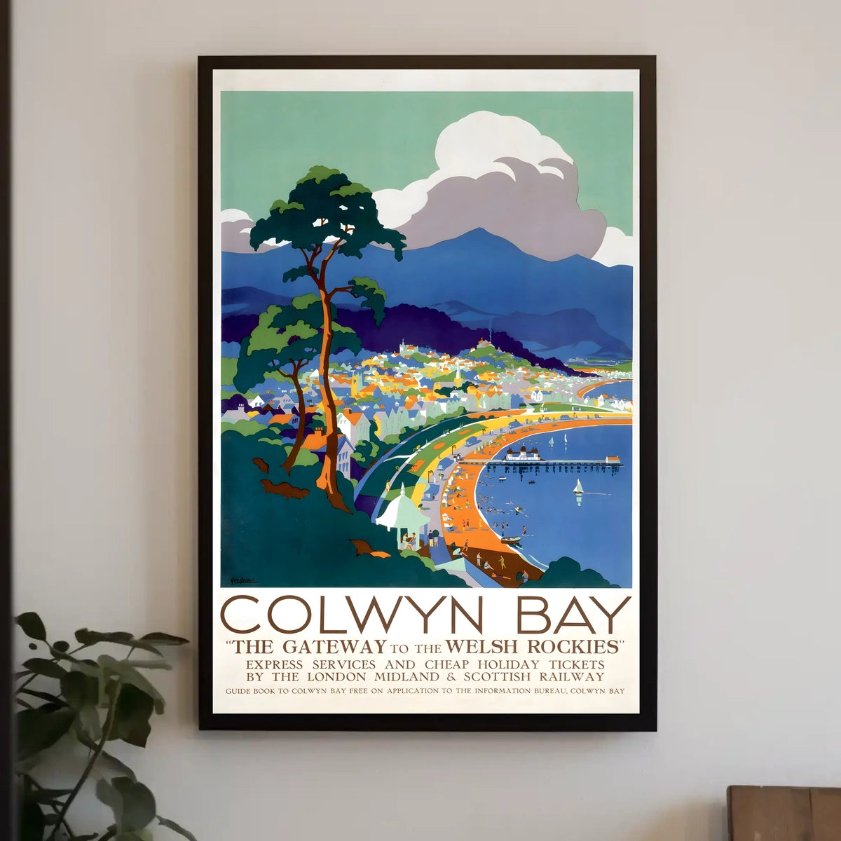 Colwyn Bay Gateway To The Welsh Poster