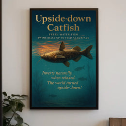 Upside-down Catfish Poster