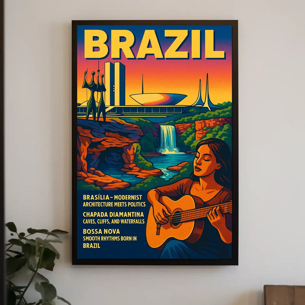 Discover Brazil Poster