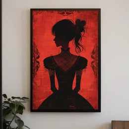Silhouette Elegance Poster PosterGoat