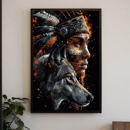 Spirit Of The Wolf Poster