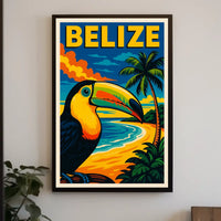 Belize Tropical Paradise Poster