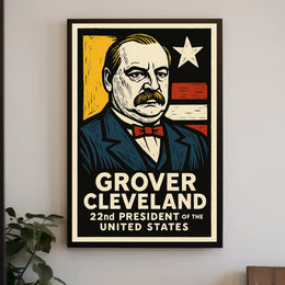 Grover Cleveland 22nd President Poster