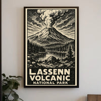 Lassen Volcanic National Park Wanderlust Poster