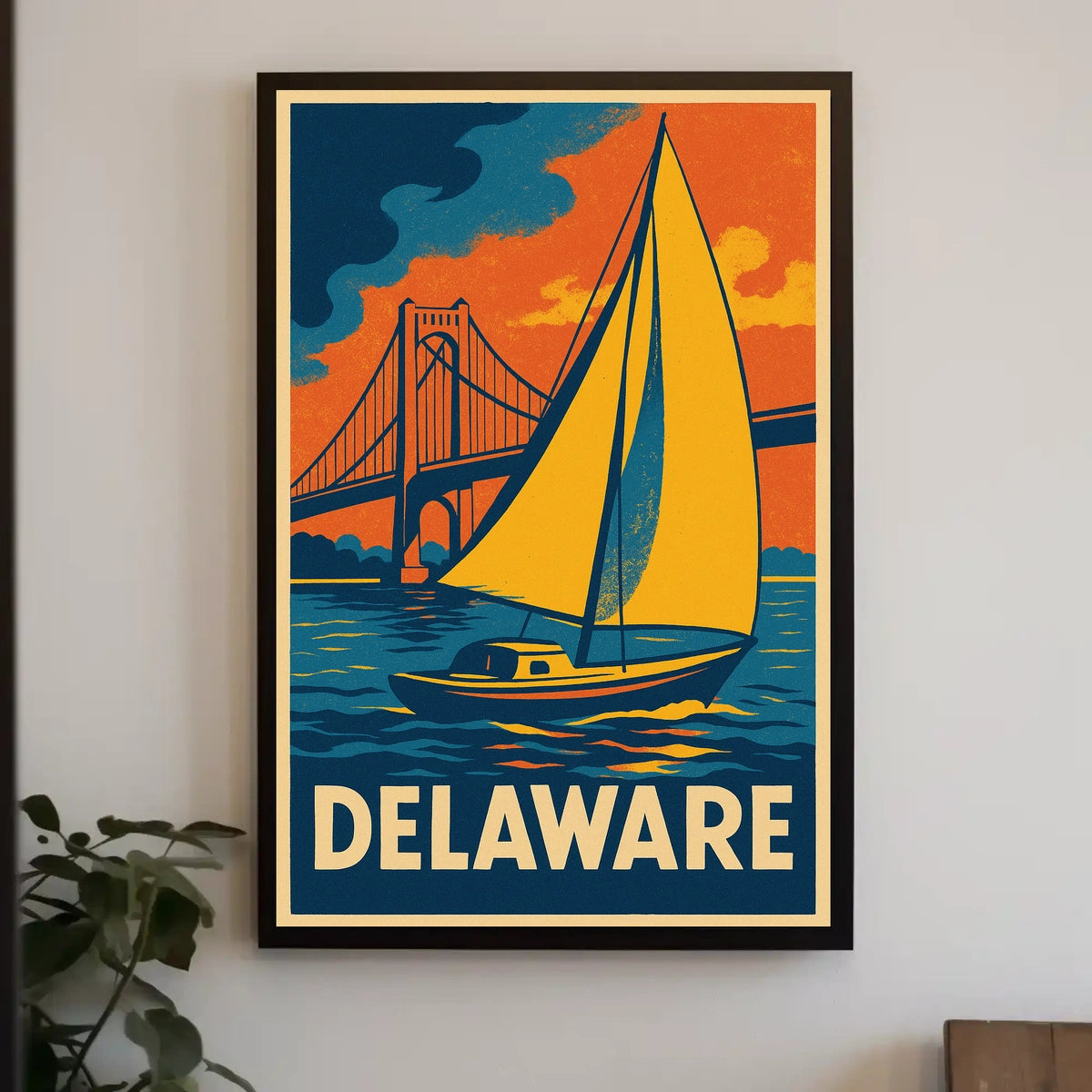 Delaware Travel Poster