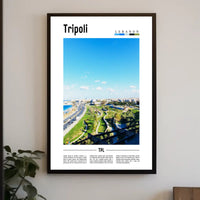 Tripoli Lebanon Urban Landscape Travel Poster PosterGoat