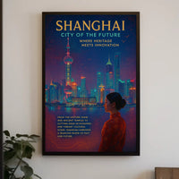 Shanghai City Of The Future Poster