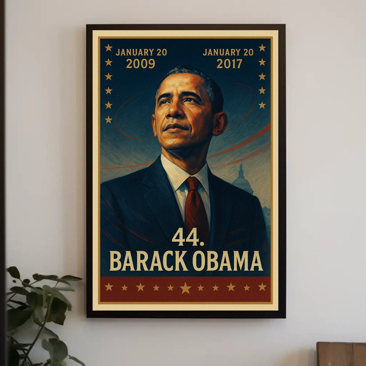 Barack Obama Inspirational Print Historical or Presidential Poster
