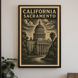 California State Capitol In Sacramento Poster