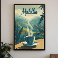 Medellin Coffee Experience Poster