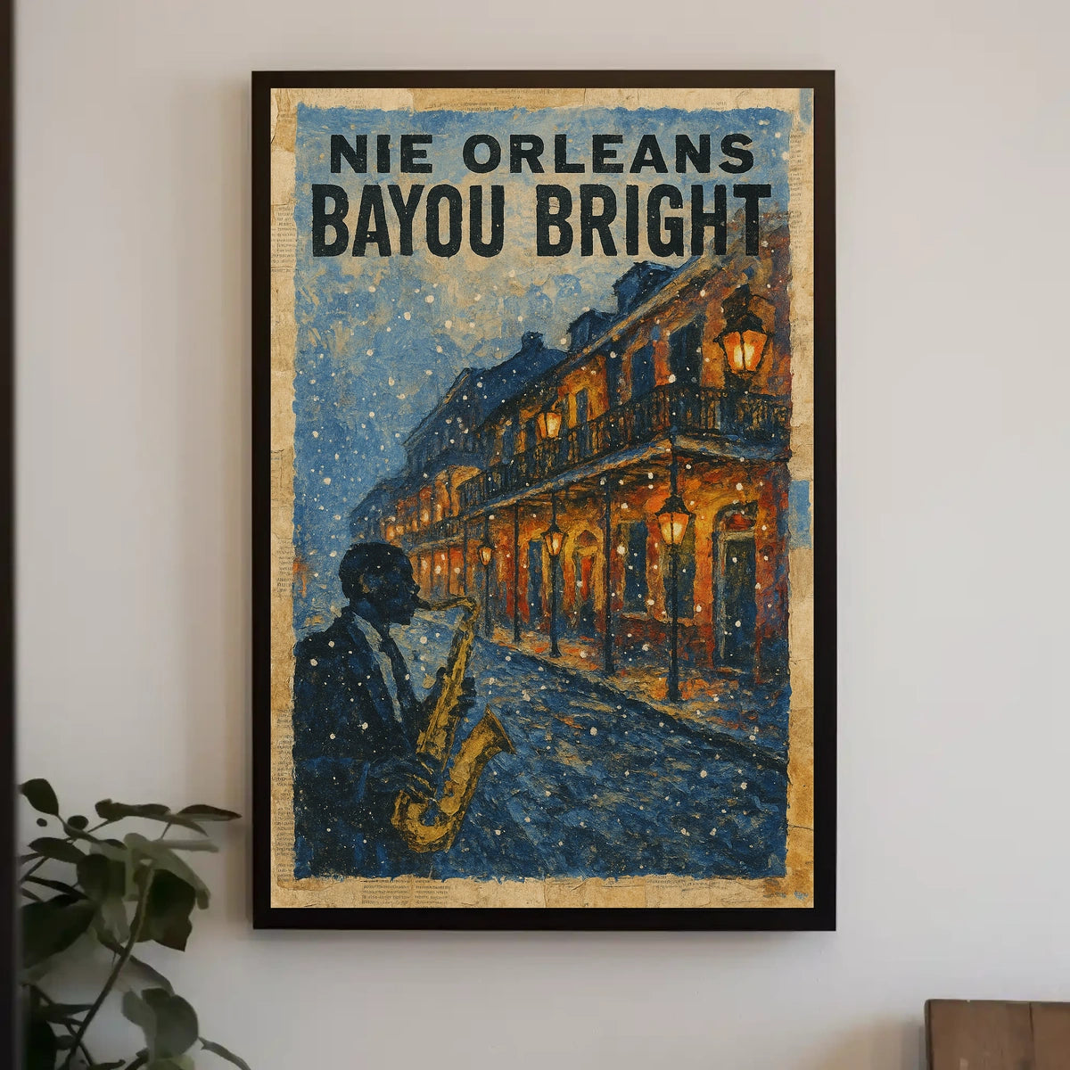 New Orleans Bayou Bright Poster