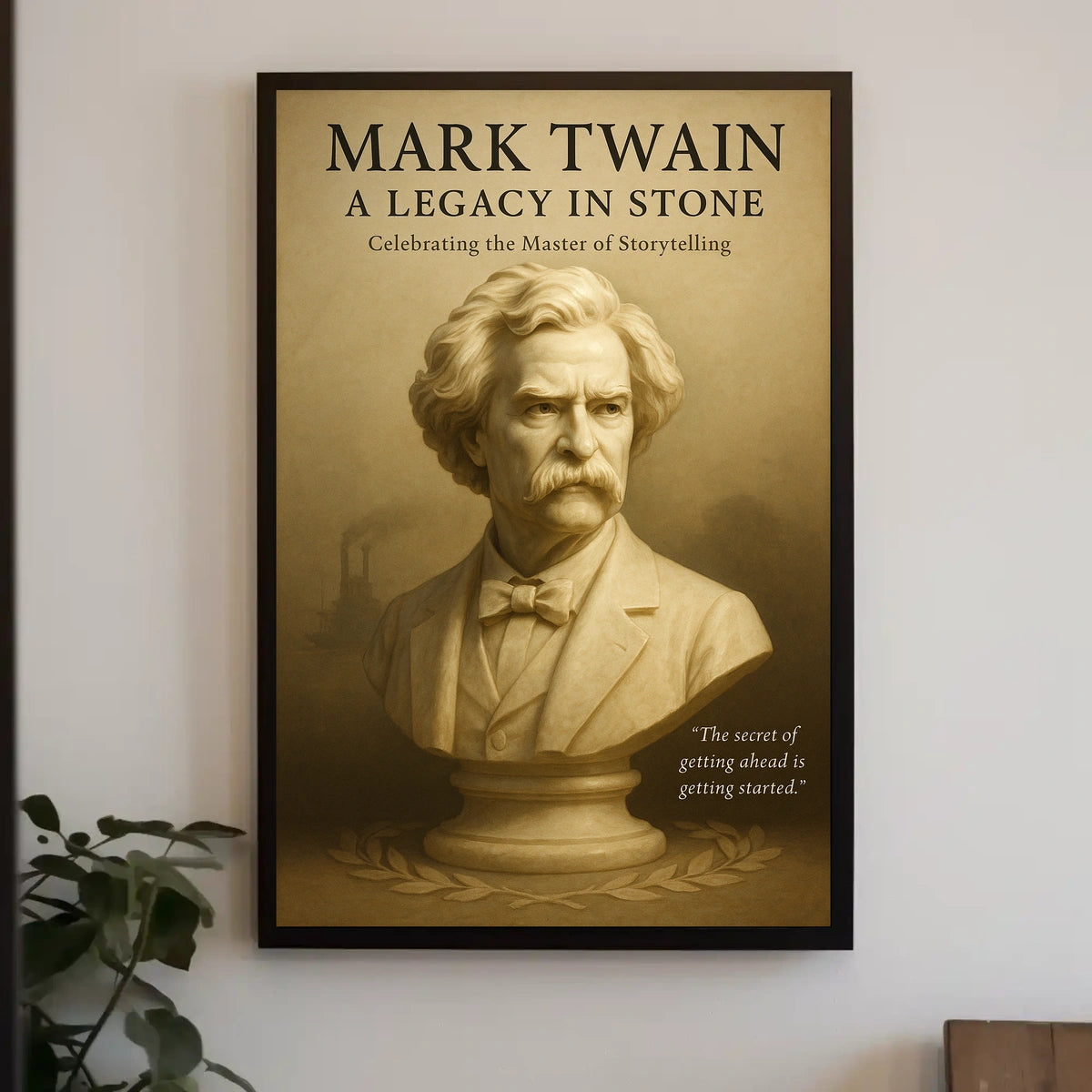 Mark Twain A Legacy in Stone Poster
