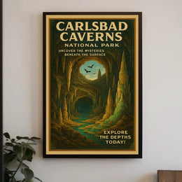 Discover Carlsbad Caverns Wall Art Print