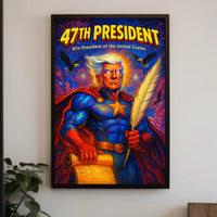 Donald Trump Patriot Champion Pop Art Patriotic Collector Wall Limited Edition Poster